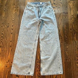 SIZE 8 H&M WIDE LEG JEANS